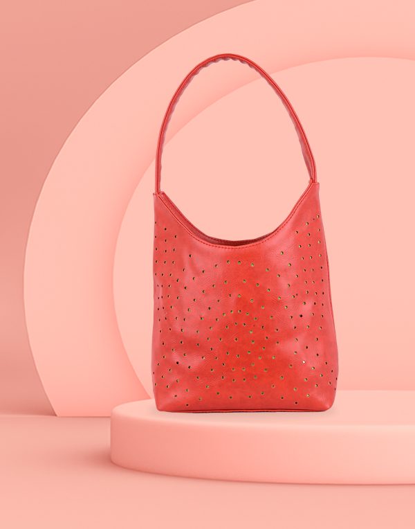 Red color Trendy and Stylish Handbag for Girls