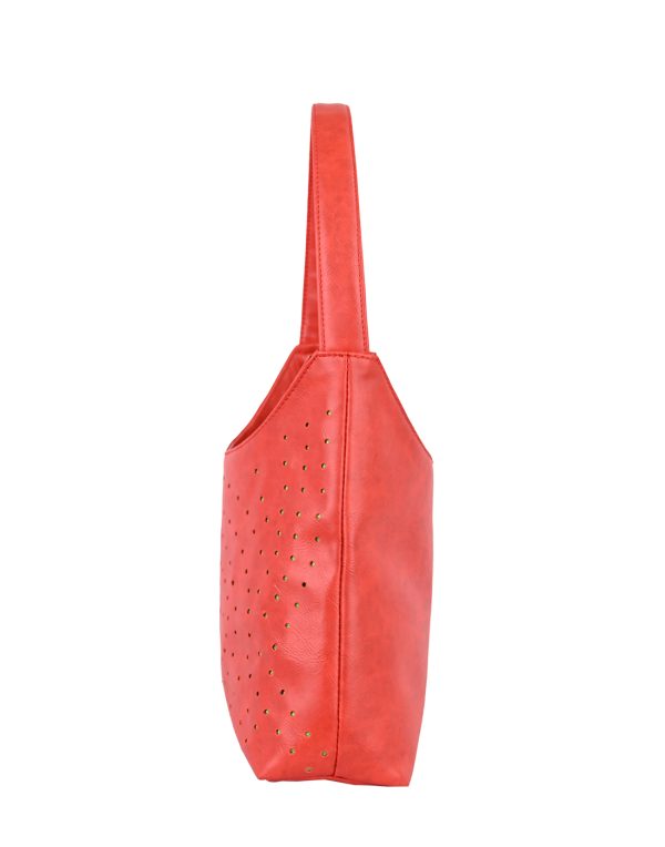 Red color Trendy and Stylish Handbag for Girls - Image 3