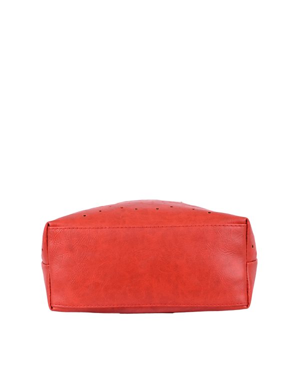Red color Trendy and Stylish Handbag for Girls - Image 5