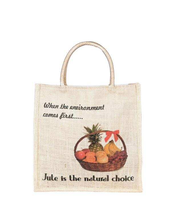 Natural Handmade White Jute Bag