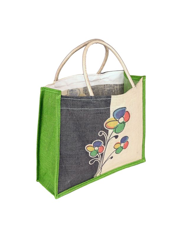 Natural Handmade Jute Bag | Pack of 3pcs - Image 2