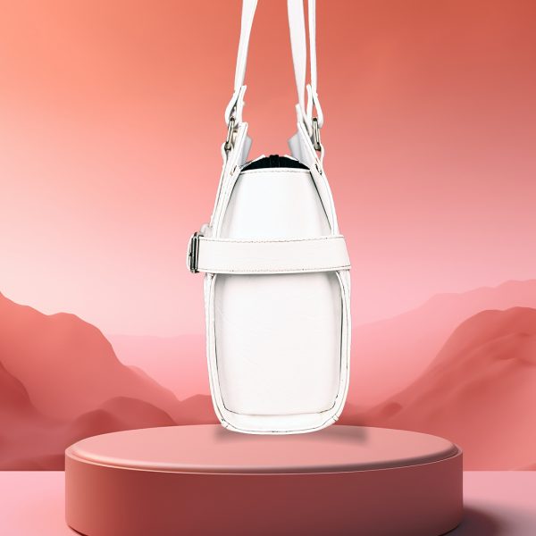 White Leather Bag - Image 3