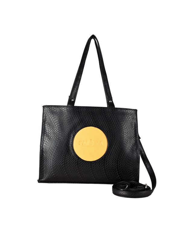 Black Office Bag for Women | Stylish Medium Size
